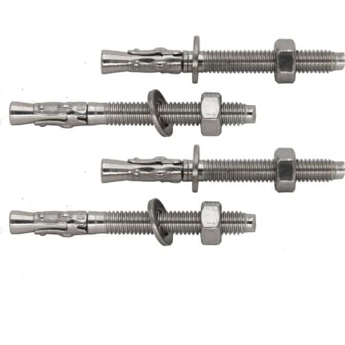 M10 M10*70 M10x70 M10*80 M10x80 M10*90 M10x90 304 Stainless Steel Car Repair Screw Wedge Concrete Anchor Sleeve Expansion Bolt