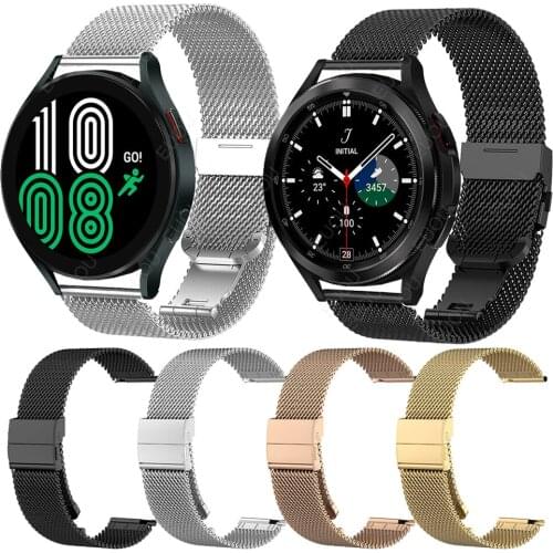 Metal Mesh Strap For Samsung Galaxy Watch4 40mm 44mm Stainless Steel Bracelet Galaxy Watch 4 classic 42mm 46mm Band Watchband