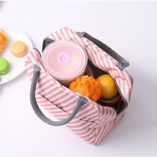 Cartoon Cooler Lunch Bag For Picnic Kids Women Travel Thermal Breakfast Organizer Insulated Waterproof Storage Bag For Lunch Box