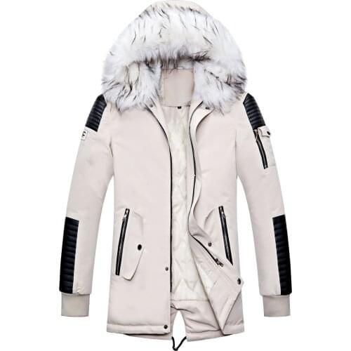 Down Jacket Mens Fashion Workwear New Style Young Puffer Jacket Short Thicken Outdoor Warm Winter White Duck Down Coats 2021