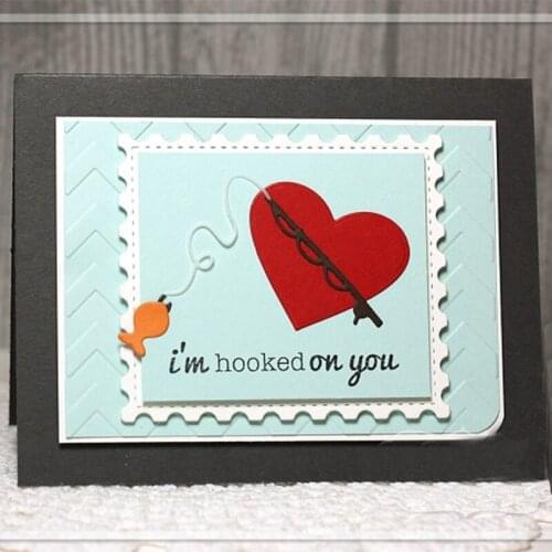 Fish Gills Fish Metal Cutting Die Silver Stencil For Scrapbooking Album Photo Embossing Template Paper Card Handcraft New