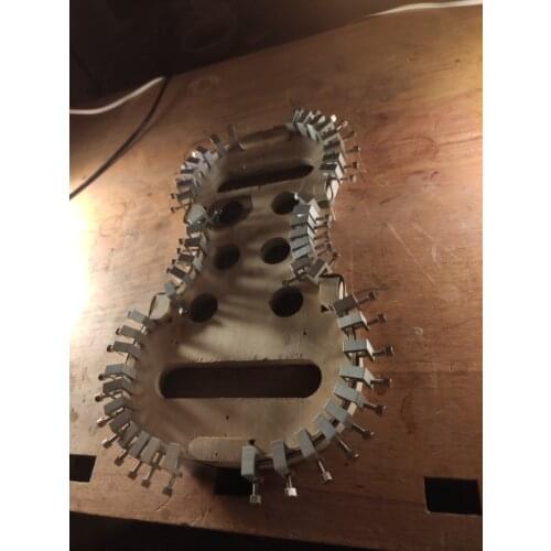 Violin production tool lining clip edge clip aluminum alloy material set of 50 prices