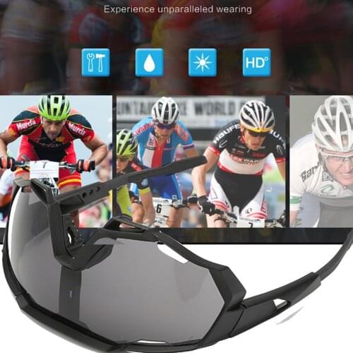 Unisex Outdoor Sports Riding Glasses Fashionable Solid Color/Colorful High Definition Lens Adjustable Cycling Sunglasses