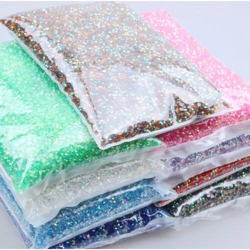 Resin Rhinestones Jelly AB Colors 3D Nail Gems 100000pcs 3mm Flatback Round Glue On Stones Appliques For Craft DIY Nail Art
