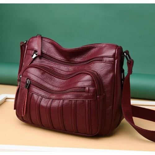 Soft Leather Messenger Bag Famous Brand Women Bags Designer 2021 Crossbody Shoulder Bags for Women