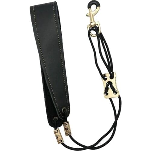 Saxophone Neck Belt Adjustable Black Universal Music Belt Accs 46 61cm