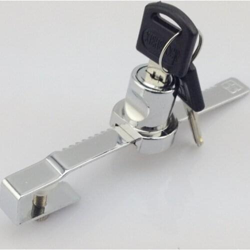 Window Lock 328 Saw type Lock for Display Cabinet Glass Cabinet Lock Glass Move Door Cabinet Lock