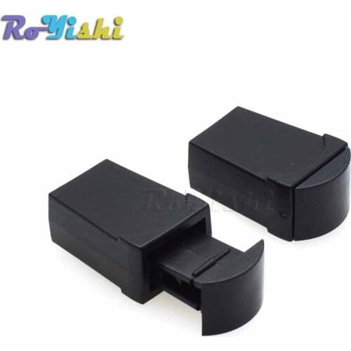 10pcs/pack Zipper Pulls Cord Ends Lock Clips Rope Buckle Black For Paracord