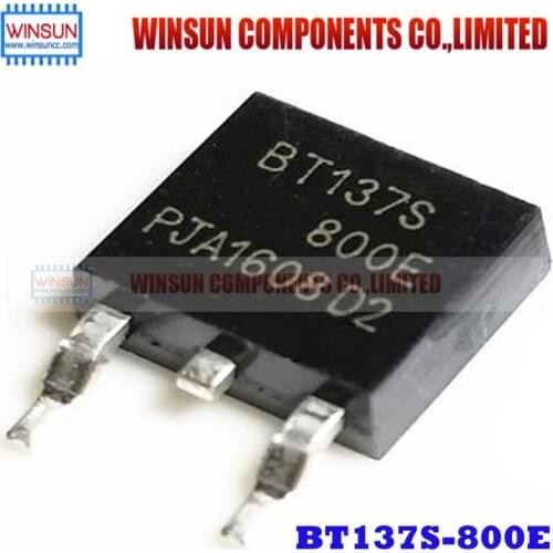 10PCS/LOT BT137S-800E TO252 BT137S 800V 8A Brand New