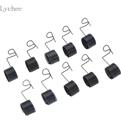 Lychee Life 10pcs Vintage Iron Sewing Accessories Thread Tension Spring Household Sewing Machine Thread Tension