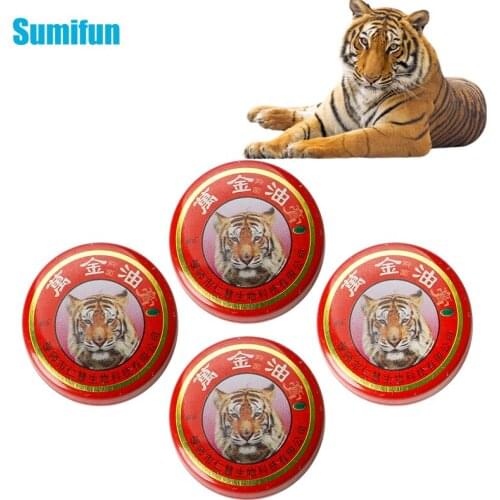 2Pcs Tiger Balm Cooling Oil Headache Dizziness Rheumatoid Arthritis Joint Muscle Mosquito bites Medical Plaster Tiger Ointment