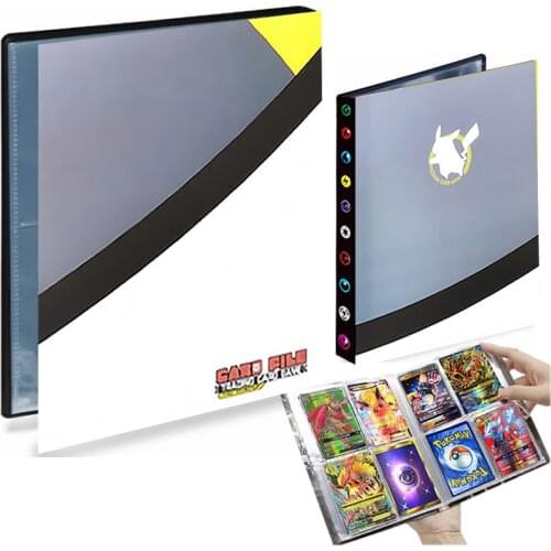 4 Pocket Pokemon Album 240 Card Book Playing Game Livre Pokémon Collector Map Holder Notebook Binder Folder Loaded List kids Toy