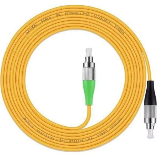 5 Pcs/bag FC UPC to FC APC Simplex 2.0mm Single Mode Fiber Patch Cable jumper Free shipping