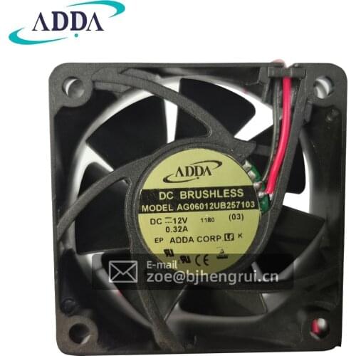 ADDA AG06012UB257103 12V 0.32A DC Brushless Micro Axial Mini Cooling Fans