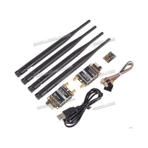 Over 40km RFD 900+ 900 Plus 900MHz Ultra Long Range Radio Data Modem with Antenna for APM PIX Flight Controller
