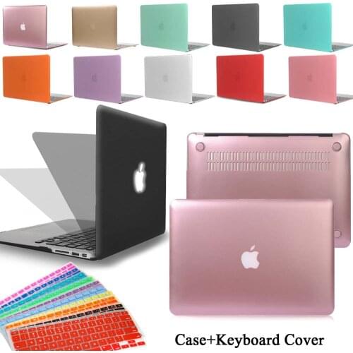 Laptop Case for Apple Macbook Air 13/11 Inch/MacBook Pro 13/15/16 Inch Hard Protective Shell+Keyboard Cover