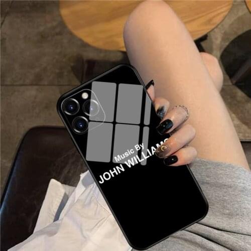 Music By John Williams Phone Case Glass Phone Case For iphone 12 11 Pro Max XS XR X 8 7 Plus SE2 Case