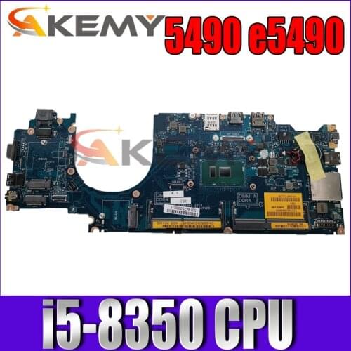 For Dell latitude 5490 motherboard e5490 system board i5-8350u DDM70 LA-F401P CN-0M71FV 0M71FV tested well
