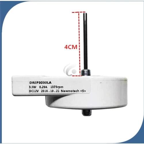 New Good working for refrigerator ventilation fan motor DREP3030LA 3.5W 0.29A 1375rpm DC12V reverse rotary motor