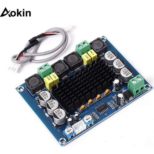 XH-M543 Dual Channel Stereo Digital Amplifier Board 120W+120W DC12-26V High Power Amp Board Home Theater Subwoofer Speaker