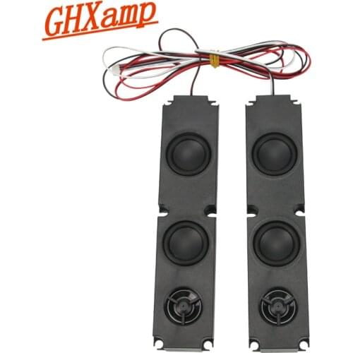 GHXAMP 2PCS 8OHM 10W Long box Full Range Subwoofer Speaker Diaphragm LCD Advertising Machine Monitor TV Speakers 200*45MM