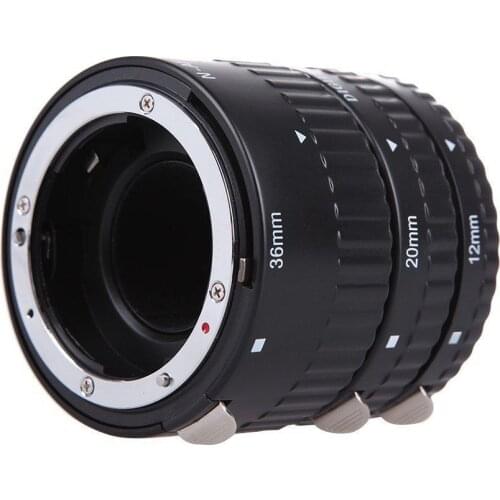 Auto Focus Macro Extension Tube Set Metal Mount for Nikon AF AF-S DX FX SLR Cameras