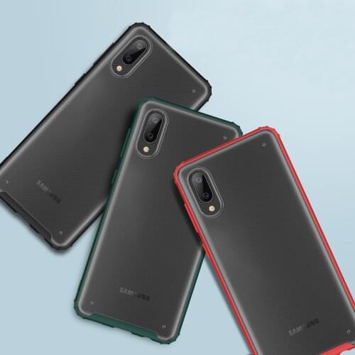 For Samsung Galay A02 A02S M02S A12 Case Hard PC Matte Transparent Armor protective Back Cover Case for samsung A32 A42 A52 A72