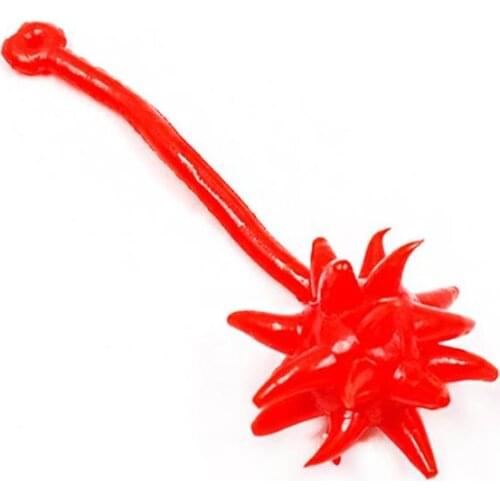 Viscous Meteor Hammer Large Soft Rubber Throw Hand Sticky Ball Telescopic Viscous Elasticity Large Sticky Hammer Children Nostal