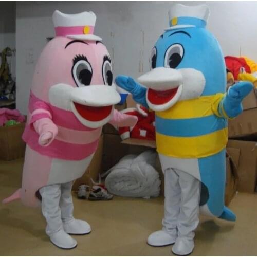 Sea Animal Outfit Lovely Dolphin Mascot Costume Party Costumes Fancy Dress Costumes