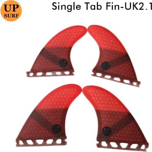 Surf Fins Future K2.1 Red,Green,Blue,Black Fiberglass,Honeycomb upsurf logo 4 in per set