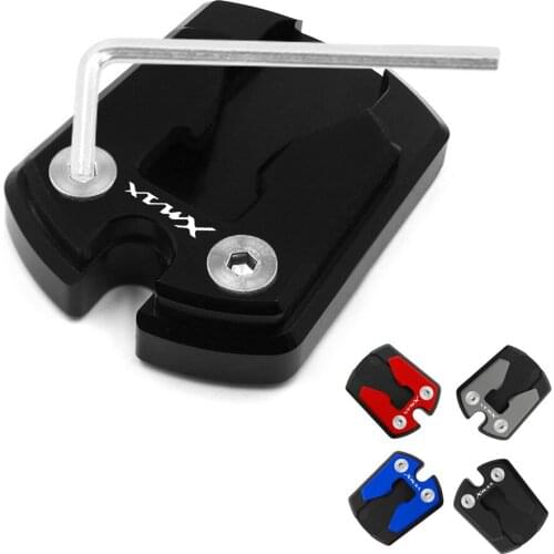 Motorcycle Kickstand Enlarger Support Pad Plate Foot Side Stand Enlarge Extension For Yamaha X-MAX 300 XMAX125 XMAX300 125 250