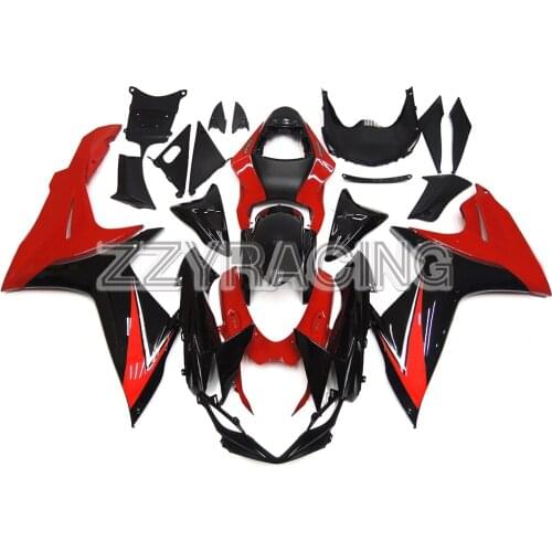 Full Motorcycle Fairings Kit for Suzuki GSXR600 GSXR750 K11 2011 2012 2013 2014 2015 2016 ABS Plastic Body Work Black Red Covers