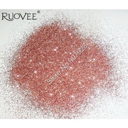 50gram-0.2MM 008inch Metallic Rose Gold Color Shining Plain Nail Glitter Dust Powder for Nail Art Cosmetic Glitter Crafts
