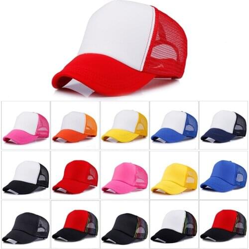 Adjustable 100% Polyester Baseball Cap Adult Solid Hat for Unisex Classic Trucker Snapback Cap Golf Mesh Caps Hat Dad Hats CL165