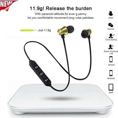 S8 Wireless Earphones Neckband Magnetic Sports Bluetooth 4.2 Earphone Stereo Earbuds Music Headphones With Mic For All Phones