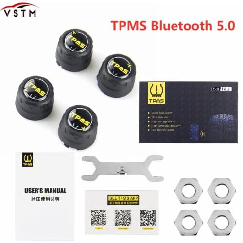 2021 Newest TPMS Tire Pressure Alarm system Sensor For Motorcycle Bluetooth 5.0 TMPS Android/IOS Tyre Pressure Monitoring System