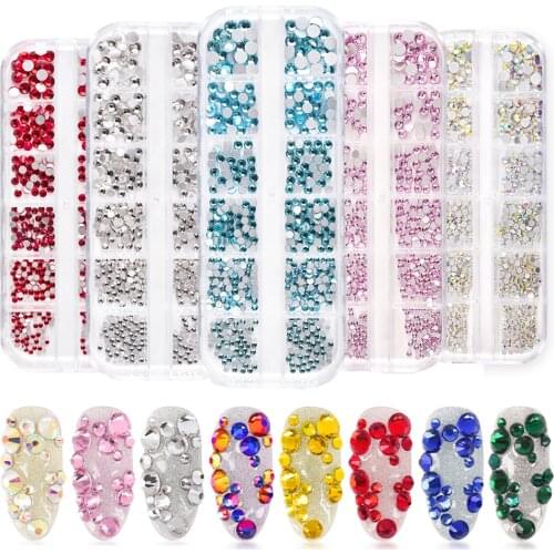 AriesLibra Opal Cone Shapes Rhinestone of Nail Art Decorations Nail Design Rhinestones Nails Accessories Manicure Nail Art Tools