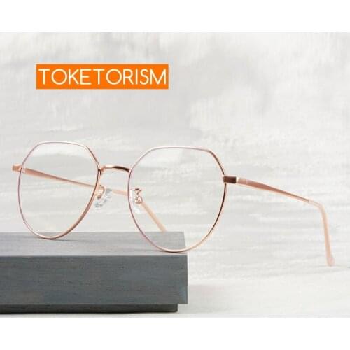 Toketorism Fashion Womens Glasses 2021 Blue Light Glasses Optical Eye Glasses Frames for Men