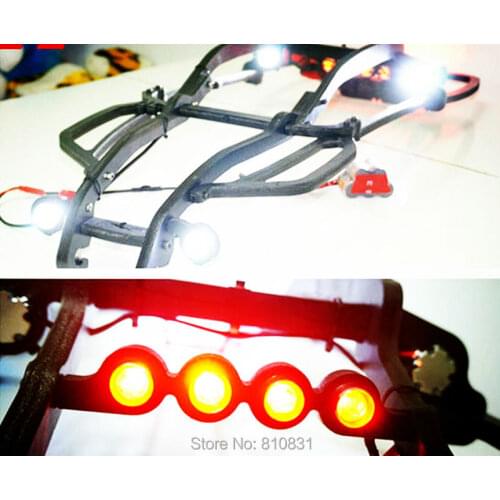 TRAXXAS X-MAXX Roll Cage LED Leadlight Lamp Roll Bar Sway Bar Shell Version For Rc Car 1/5 XMAXX Body Shell Protection