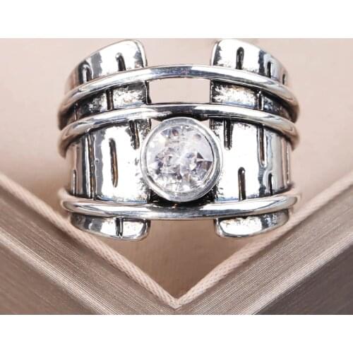 Vintage Finger Punk Ring Retro Matal Filled Rhinestone Knuckle Rings For Women Party Mens Gifts Fashion Jewelry Z5M549