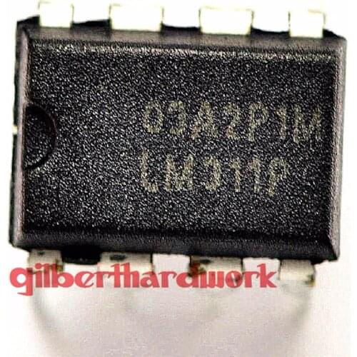 10*Lm311P Voltage Comparator Dip-8 Straight Pin