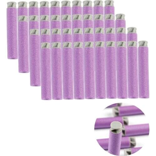 100pcs Soft Bullet Flat Soft Head Foam Bullets for Nerf N-strike Elite Series purple hot sale