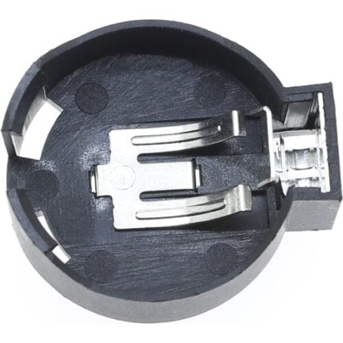 200pcs/lot Plastic BS-2477 BS-2477-1 CR2477 2477 3V Button Coin Battery Cell Batteries Socket Holder Case Storage Box 2 Pins