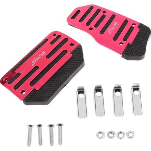 2X Brake Accelerator Sport NonSlip Pedal Pad Vehicle Automatic AT Car Blue