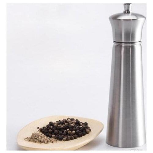 304 Stainless Steel Pepper Grinder Salt Mill Grinder Kitchen Gadgets Seasoning Cooking Tools Free Shipping