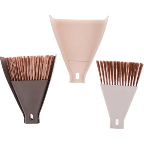 Mini Desktop Broom and Dustpan Set Household Dust Pan and Brush Cleaning Tool