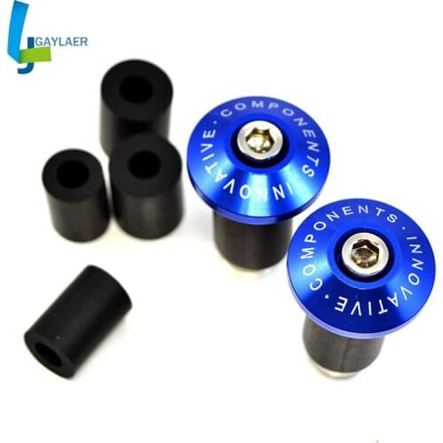 Motorcycle Bike CNC Handlebar End Plugs Slider MTB Road Bicycle Cycling Handlebar Grips Handle Bar Cap Stoppers