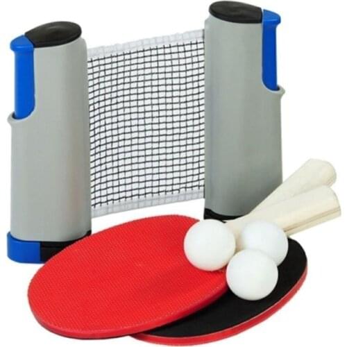 All Tables And Desks Compatible Mechanismed Table Tennis Net 2 Racket 3 Top Set