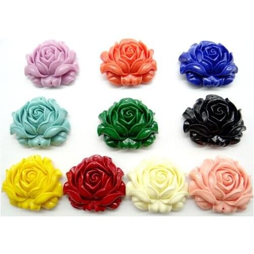 Natural Chinese Organic Cinnabar Quartz crystal carve of flower charm Pendant for diy Jewelry making Necklace Accessories R14