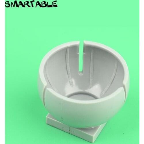 Smartable Plate 2x2 with Hemispherical Socket 3x3x2 Building Block MOC Parts Toy For Kids Technical Creative 44358 10pcs/Lot